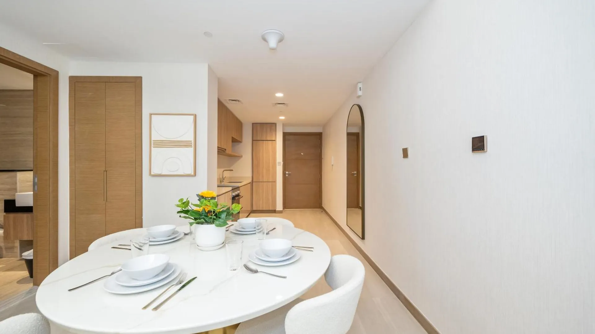 شقة Bright & Beautiful 1-Br Missoni Urban Oasis دبي الإمارات العربية المتحدة
